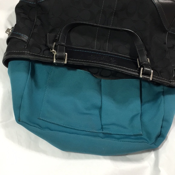 Coach Signature Shoulder Tote Bag - Picture 13 of 13